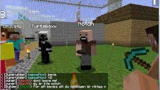 Playing with notch D Minecraft [upl. by Reena]