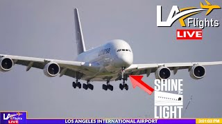 🔴LIVE LAX Airport  LAX LIVE  LAX Plane Spotting [upl. by Noremmac]