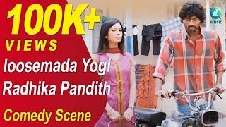 Radhika Pandith Comedy Scene From Alemari  Alemari Movie  Yogesh Radika Pandit [upl. by Hanimay]