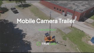 Mobile Camera Trailer Installation Video  TrueLook Construction Cameras [upl. by Kimberlyn]