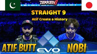 Atif Create a History 😱 Evo 2024 TEKKEN 8 Losers Finals  Falcons Atif vs Nobi [upl. by Aseram813]