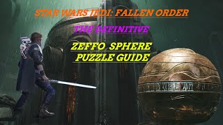 Star Wars Jedi Fallen Order  Zeffo Sphere Puzzle Walkthrough [upl. by Abijah]