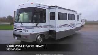 2000 Winnebago Brave 33V  Used Class A Gas Motorhome for Sale  MN Dealer [upl. by Nanek310]