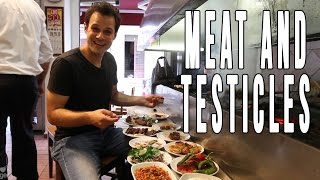 Enter Meat Heaven  Juicy Testicles  Tasty Turkish Food [upl. by Htennek711]