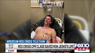 Red Cross CPR class saves a mans life [upl. by Aicnerolf]