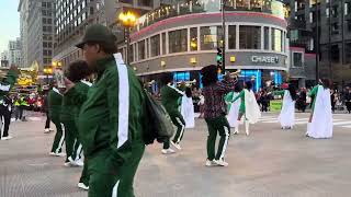 Chicago State Marching Band At Arts in the Dark Parade 2024 [upl. by Bryanty]