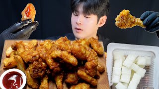 정말 오랜만에 먹어보는 허니콤보 교촌의 맛은 건재한가 가격은😅물릴때 꿀팁Kyochon chicken Honey Combo Mukbang asmr🍗🍗 [upl. by Ofilia272]