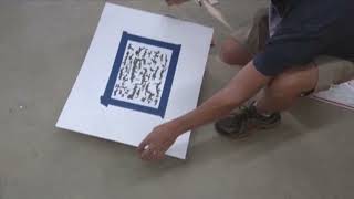 Creating a Frame Template for Acid Tactical Stencils  Camo Stencils DIY Camouflage Painting [upl. by Naashar927]