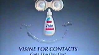 quotVisine Contact Lens Moistener Dropsquot TV Ad USA June 13 2003 [upl. by Sedda]