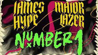 James Hype X Major Lazer  Number 1  Lyric Video [upl. by Outlaw]