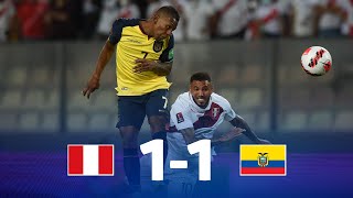 Eliminatorias  Perú 11 Ecuador  Fecha 16 [upl. by Merrill73]