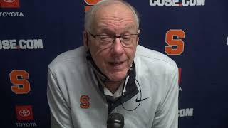 Jim Boeheim Postgame vs Louisville [upl. by Najram]