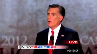 Mitt Romney RNC Speech COMPLETE When the World Needs Someone  You Need an American [upl. by Beatrisa355]