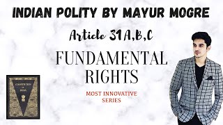 Fundamental Rights Article 31A Article 31B Article 31C  Indian Polity by Laxmikant IAS [upl. by Soirtemed]