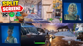 How To SPLIT SCREEN on Fortnite Season 2 [upl. by Grady134]