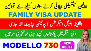 New Italy Govt Modello 730 Rules  Family Visa  Citizenship Law 2024 Update  Italy News [upl. by Redienhcs]