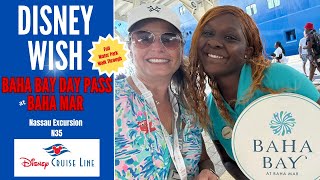 Baha Bay Day Pass at Baha Mar  Disney Cruise Line Excursion N35  Nassau Bahamas  Water Park Tour [upl. by Nnylyma]