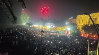 New year celebrations in Pondicherry  New year 2024 newyear newyear2024 [upl. by Kraft400]