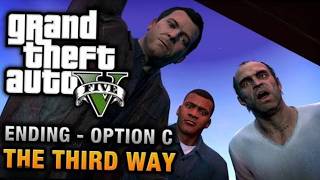 GTA 5  OMG FRANKLIN TREVOR MICHAEL DESTROYED EVERYONE OPTION C  GTA V GAMEPLAY VIDEO IN HINDI [upl. by Nugent]