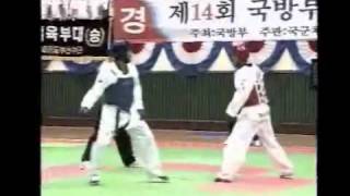 Korean TKD Nationals Welter Weight Finals [upl. by Senzer409]