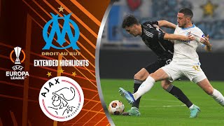 Marseille vs Ajax Extended Highlights  UEL Group Stage MD 5  CBS Sports Golazo  Europe [upl. by Avonasac]