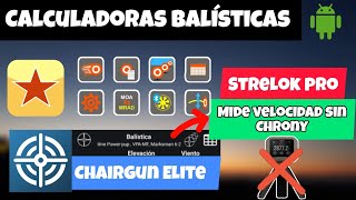 Calculadora balística  Strelok y Chairgun Elite como configurar [upl. by Benson]