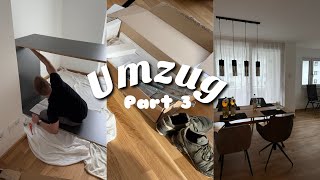 DER große UMZUG🏠🔑 Part 3 Möbel schleppen putzen Möbel kaufen  Annalena💗 [upl. by Desberg829]