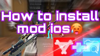 How to install mod iOS Filza  TrollFools 🔥 FREE FIRE [upl. by Clarise]