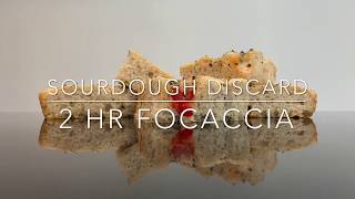 Sourdough Discard Recipes Focaccia [upl. by Desirea581]