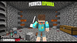 Minecraft Survival 121 06 Pierwsza Expiarka [upl. by Luemas]