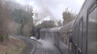 Mit 01 150 über die Rampe Olsberg  Brilon Wald HD [upl. by Ylen461]