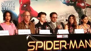 SpiderMan Homecoming  Complete Press Conference with cast director and producer [upl. by Cornel55]