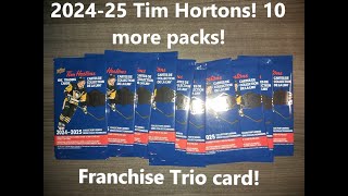 202425 Tim Hortons 10 packs A Franchise Trio card [upl. by Iot660]