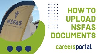 How To Upload Documents On myNSFAS  Careers Portal [upl. by Sylram]