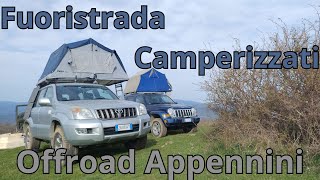 3 Fuoristrada Camperizzati nel Piacentino  Offroad 4x4  Overlanding Italy [upl. by Schug]