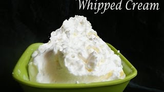 How to whip cream in Tamil  in just 3 minutesDeepsTamilKitchenRecipe60 [upl. by Neeuq]