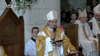 Messe dordination épiscopale de Mgr Grégoire Drouot évêque de Nevers [upl. by Siuol]