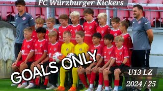 Goals Only FC Würzburger Kickers U13  SV Viktoria Aschaffenburg U13 [upl. by Henrieta462]