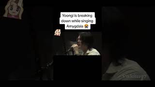 Suga Crying While Singing Amygdala agustd agustddday agustdconcert suga minyoongi amygdala [upl. by Lairea127]