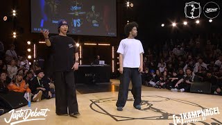 Hip hop Top 16  Juste Debout Gold 2023  Soraki vs Sidney [upl. by Carilla]