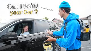 Asking Strangers to Paint THEIR Car [upl. by Cower]