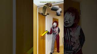 Funny video try not to laugh Pennywise vs Monster Nun anaconda snake bhoot wala pennywise vfx [upl. by Enel]