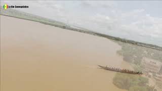 Le niveau des eaux du Fleuve Sénégal à Matam [upl. by Hpesoj411]