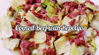 Ginisang Corned Beef With Repolyo  Quick And Easy Recipe  Corned Beef With Cabbage [upl. by Meng]