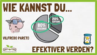 Paretoprinzip leicht erklärt  Produktiver werden durch besseres Zeitmanagement  Die 8020 Regel [upl. by Nett118]