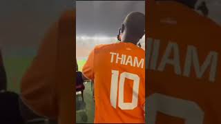 CAN 2023  Tidjane Thiam célèbre la victoire des Eléphants contre le Mali au stade de Bouaké [upl. by Sterling]