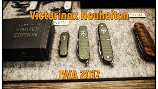 Victorinox Neuheiten auf der IWA Messe in Nürnberg 2017  Damast Limited Edition [upl. by Niwrehs]