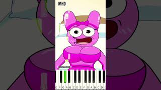 Pink amp Grey Incredibox Sprunki Opilasokewt  Piano Tutorial [upl. by Armallas]