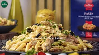 Creamy Chicken Alfredo Pasta  White Sauce Pasta Recipe by SooperChef [upl. by Elga]