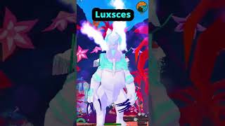 Luxsces Showcase Tier 4 Creature  Creatures of Sonaria roblox gaming shorts [upl. by Labaw]